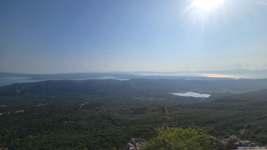 Vidikovac Pridva - pogled sa vidikovca