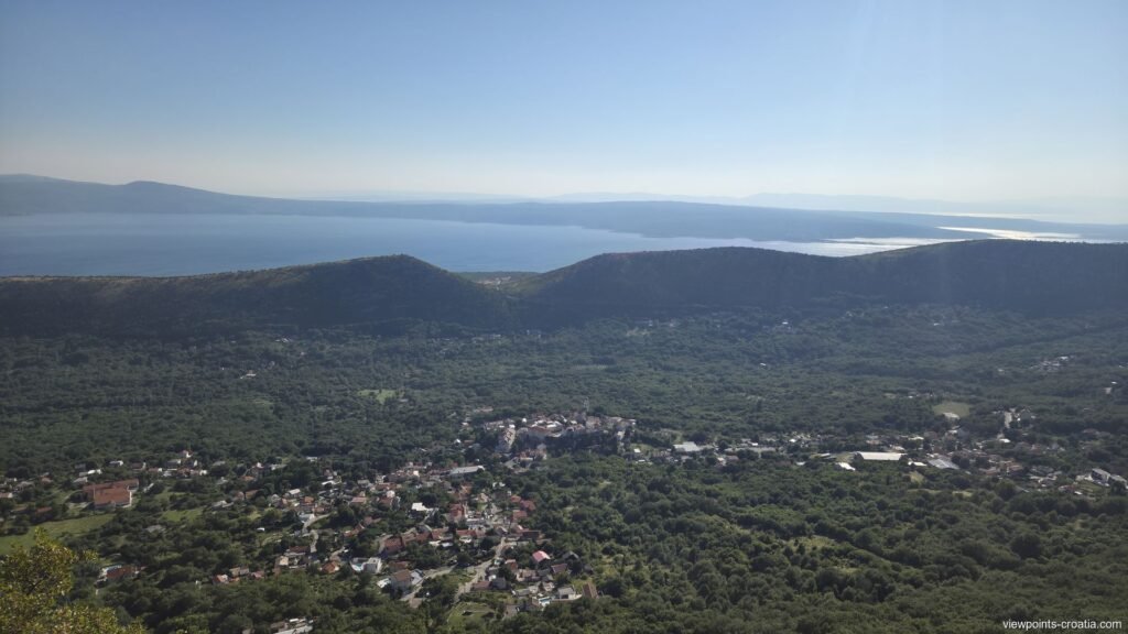Vidikovac Slipica - pogled sa vidikovca