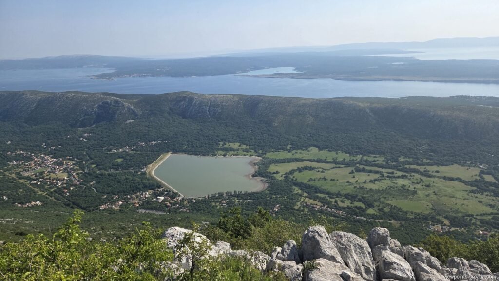 Viewpoint Mahavica Tribalj lake