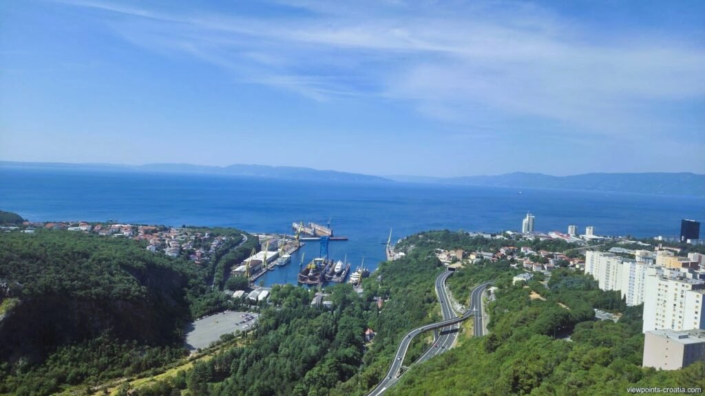 View from viewpoint Sveti križ